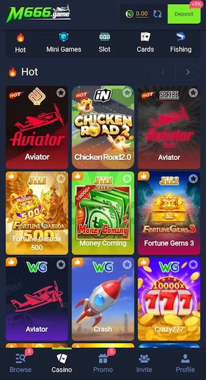 M666 Game Main page